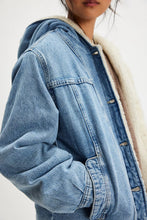 Load image into Gallery viewer, Asher Cozy Denim Jacket