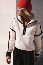 Load image into Gallery viewer, Mountain High Half Zip in White Combo