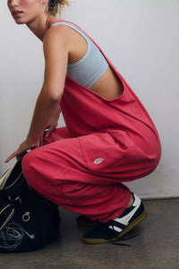 Hot Shot Onesie in Cherry Red