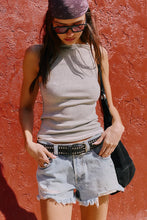 Load image into Gallery viewer, Sola Studded Leather Belt