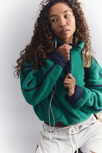 Load image into Gallery viewer, Mountain High Half Zip in Green Glow