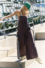 Load image into Gallery viewer, Hot Shot Strappy Onesie in Chocolate