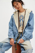 Load image into Gallery viewer, Asher Cozy Denim Jacket
