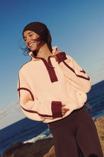 Load image into Gallery viewer, Mountain High Half Zip in Pina Colado
