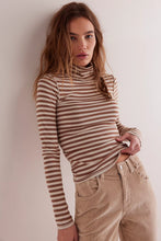Load image into Gallery viewer, Good Good Stripe Turtleneck
