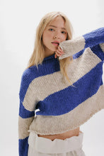 Load image into Gallery viewer, Opal Rollneck Knit Stripe Sweater