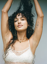 Load image into Gallery viewer, 90&#39;s Baby Tennis Necklace in White Gold