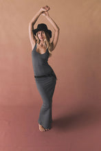 Load image into Gallery viewer, Bliss Future Gray Midi Dress