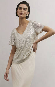 Stardust Marbella Sequin Top