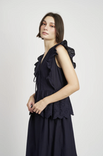 Load image into Gallery viewer, Navy Marin Midi Dress