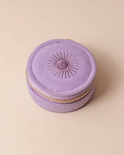 Load image into Gallery viewer, Mini Travel Jewellery Case - Lavender, front