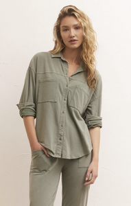 Evergreen Niccola Button Up Top