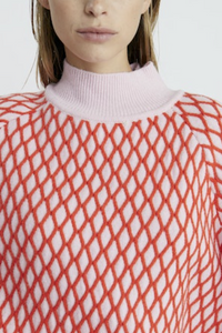 Pink Orange Pilot Sweater