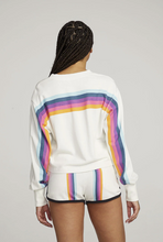 Load image into Gallery viewer, Rainbow Love Cropped Sweatshirt