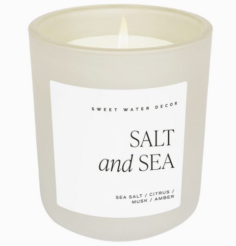 Salt & Sea 15oz Soy Candle