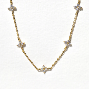 Shimmer Blossom Anklet