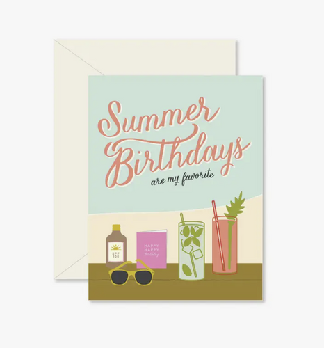 Summer Birthday Card