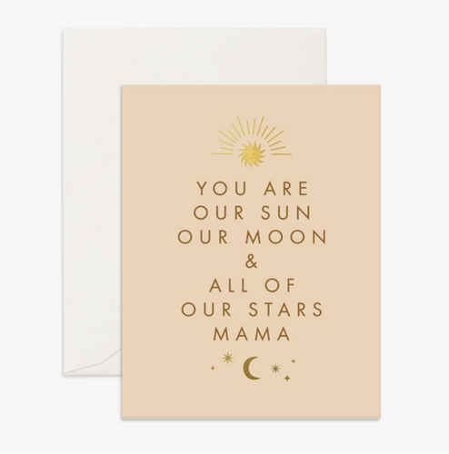 Sun Moon Mama Card