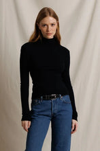 Load image into Gallery viewer, Tati Modal Cashmere Rib Turtleneck