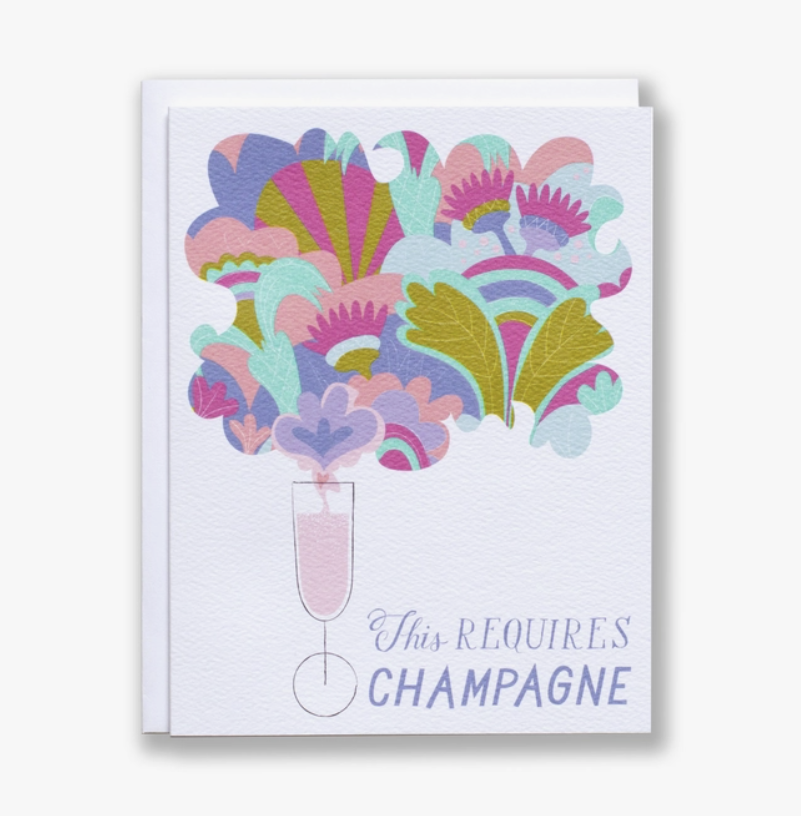This Requires Champagne Card