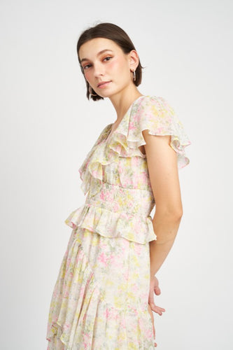 Yellow Bien Midi Dress