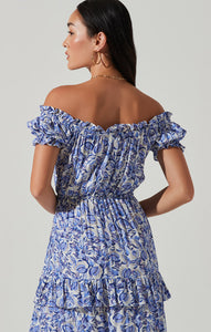 Blue Viona Dress