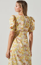 Load image into Gallery viewer, Yellow Floral Martina Dress