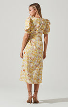 Load image into Gallery viewer, Yellow Floral Martina Dress