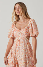 Load image into Gallery viewer, Orange Floral Talina Dress