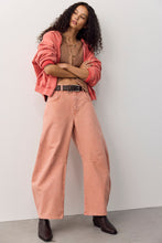 Load image into Gallery viewer, Good Luck Mid Rise Barrel Jean - Desert Petal, on model full body