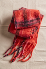 Load image into Gallery viewer, Highland Plaid Skinny Scarf