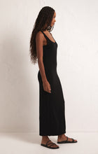 Load image into Gallery viewer, Black Viviana Rib Dress