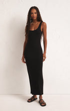 Load image into Gallery viewer, Black Viviana Rib Dress