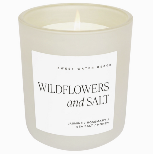 Wildflowers & Salt 15oz Soy Candle