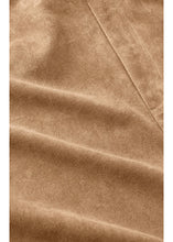 Load image into Gallery viewer, Perri Suede Mini Skirt - Light Sand, full body