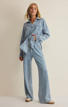 Load image into Gallery viewer, All Day Knit Denim Jacket in Stars
