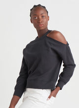 Load image into Gallery viewer, Black Cut Out Knit Top