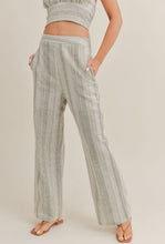 Load image into Gallery viewer, Olive Roman Striped Pants