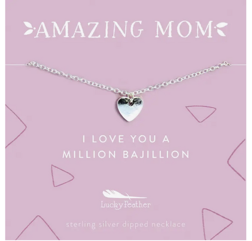 Mom Necklace- I Love You A Bajillion