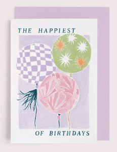 Balloons Birthday Card