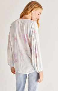 Bayfront Blurred Woven Top