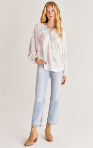 Bayfront Blurred Woven Top