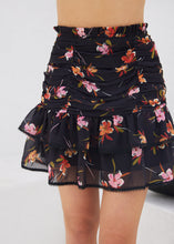 Load image into Gallery viewer, Black Floral Beachy Oasis Skirt