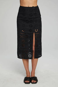 Black Belle Midi Skirt