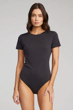 Load image into Gallery viewer, Black Crew Neck Bodysuit