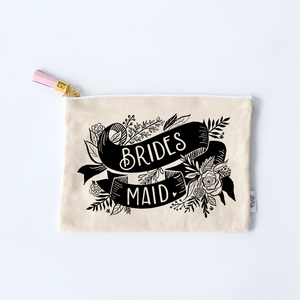 Bridesmaid Zippered Pouch