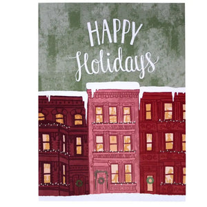 Brownstone Holiday Card