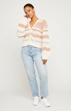 Load image into Gallery viewer, Cream Multistripe Calloway Sweater