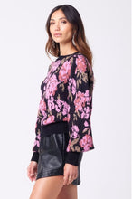 Load image into Gallery viewer, Pink Floral Dollie Sweater