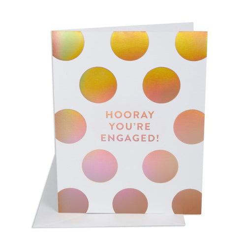 Engaged Hologram Wedding Card